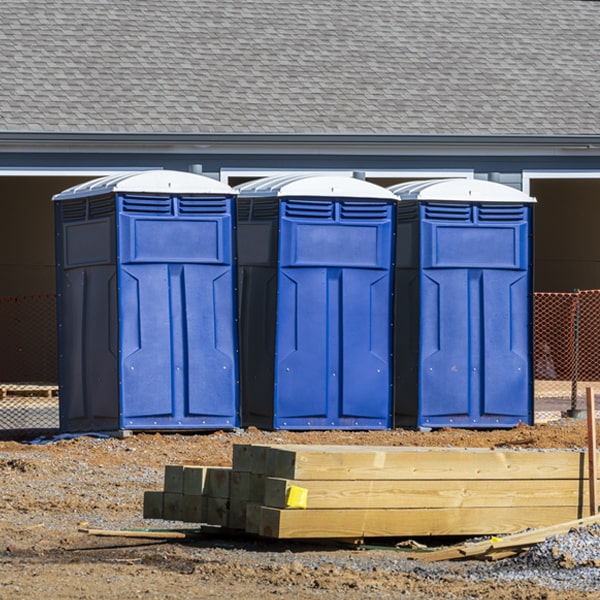 what is the maximum capacity for a single portable toilet in Blackstone